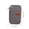 Healvian Multifunctional Waterproof Passport Holder RFID Blocking Travel Document Organizer
