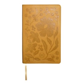 LSB, 2 Column Verse-by-Verse, Paste-Down, Mustard Faux Leather Floral