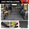 Utiiy Cargo Liner with Seat Back Cover Fit for 2018-2025