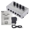 MX400 Ultra-compact Low Noise 4 Channels Line Mono Audio Mixer
