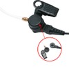 Sarcia Walkie Talkie Earpiece Headset with MIC PTT for YAESU