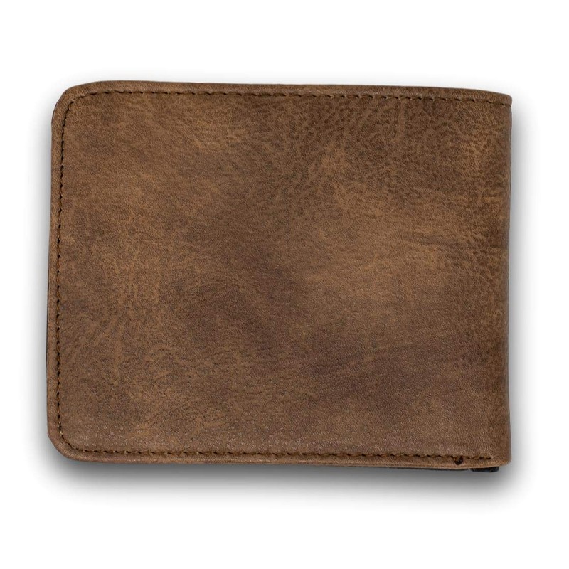 Bad Mother F Ker Wallet Pulp Fiction, Embroidered Tan Synthetic