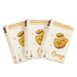 Cravings by Chrissy Teigen Peanut Butter Oatmeal Brown Sugar Cookie Mix, John’s Glorious Golden Cookie Mix, Easy to Bake, 12 Large Cookies, 12.1 oz. (Pack of 3)