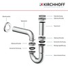 KIRCHHOFF 98801110 P Trap, Draining Fitting for Sink and Washbasin,