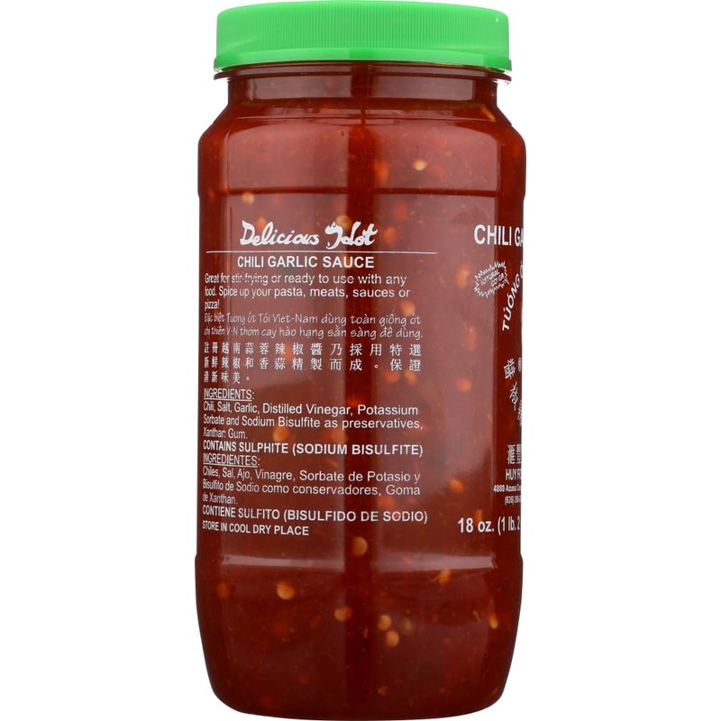 Huy Fong Sauce Chili Garlic,18 oz, 3 Pack