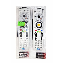 RC66X 2 Pack DirecTV RC66X IR Remote Control 2 Pack - Universal Programmable 4-Device for H24 H25 HR24 with XMP (+ All IRs), Batteries, Labels