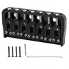 Electric Guitar Bridge 7 Strings GA891 Fixed Musical Accessories Black
