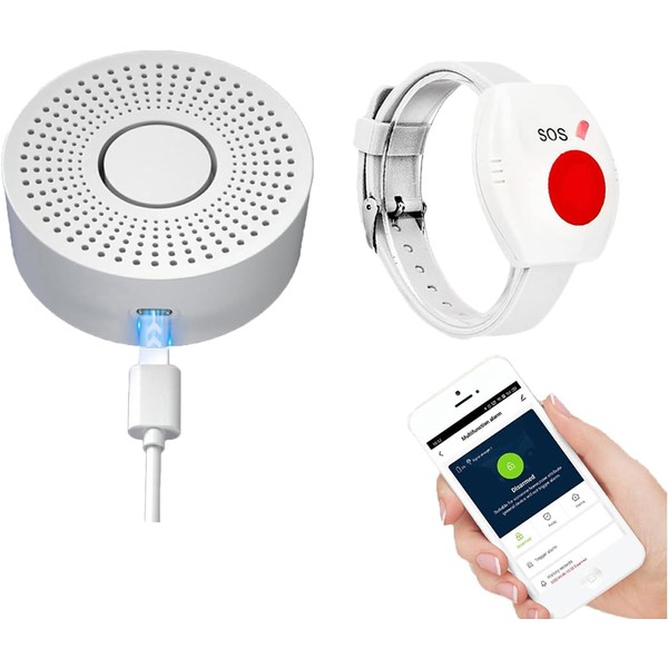 WiFi Caregiver Pager Call Button Wireless Nurse Alert Call Bell