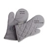 Ross - Barbecue / Oven Glove - Grey - 100%