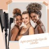 Veraly Cepillo para cabello plano Veraly negro x 4 u