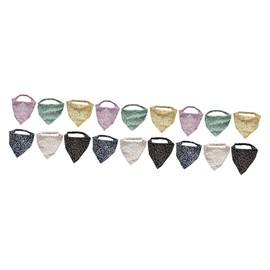 Minkissy 18pcs Floral Bandanas for Women Lightweight Headbands Elastic Design Stylish Hair Scarves for Daily Wear and Special Occasions for Costume Parties and Casual Outfits