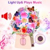 LIGHTS & MUSIC Mothers Day Pop Up Card, Orchid, Lily