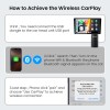 Pairr Mini Wireless Carplay Dongle Android Auto Adapter USB Car