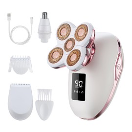 UPTARD Women's Electric Razors For Women Legs Pubic Facial Hair Removal 2 In 1 Womens Electric Shaver For Women,Bikini Trimmer For Lady,Waterproof