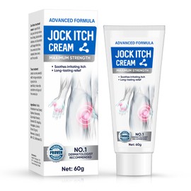 Jock Itch Cream, Jock Itch, Jock Itch Cream Extra Strength for Men & Women,Tinea Cruris, Tinea Corporis, Itch Cream - Powerful & Fast - 60g