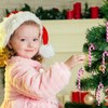 DERAYEE 6 PCS Christmas Glitter Candy Cane Plastic Candy Cane