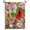 Artofy Cardinals Spring Home Decorative Garden Flag, House Yard Lawn