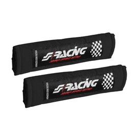 Simoni Racing CC2/N-V Universal Seat Belt Protectors, Black