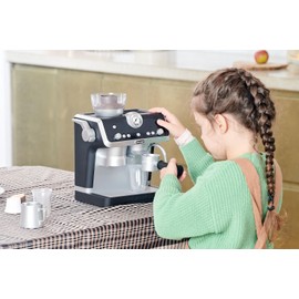 Casdon Pretend Play Coffee Machine Toy for Kids Barista Set with Accessories