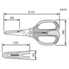 Engineer PH-57 Best Combination Professional Grade Japanese Stainless Steel Scissors