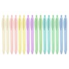 Colourcolor Pastel Retractable Ballpoint Pens,Medium Point 1.0mm Black Ink,Quick Drying,Smearing