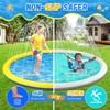 127 inch Extra Large Non-Slip Splash Pad Sprinkler for Kid