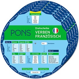 PONS Drehscheibe Verben Französisch: Unregelmäßige Verben schnell nachschauen Verpackungseinheit 5 Exemplare (5 x 3-12-516372-2)