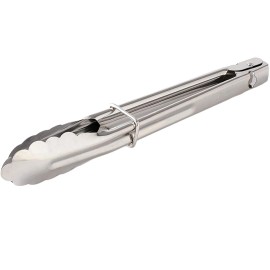 12" Heavy-Duty Stainless Steel Utility Tongs