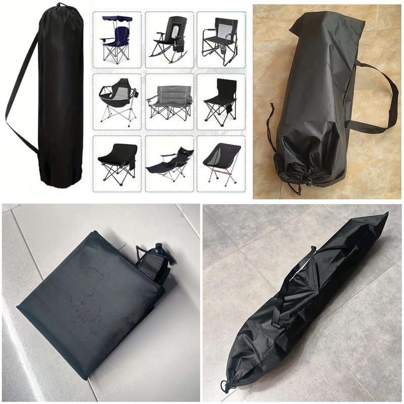 SquEqu 2 Pack Folding Camping Chairs Bag Replacement Folding Camp