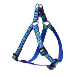 LupinePet Originals 1/2" Sea Glass 12-18" Step In Harness for Small Dogs