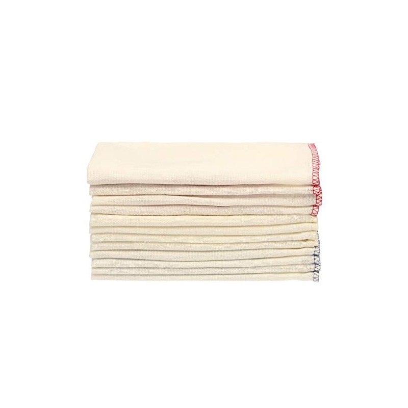MUJI MCB36A7A Fallen Cotton Mixing Dish Towels, Set of 12,
