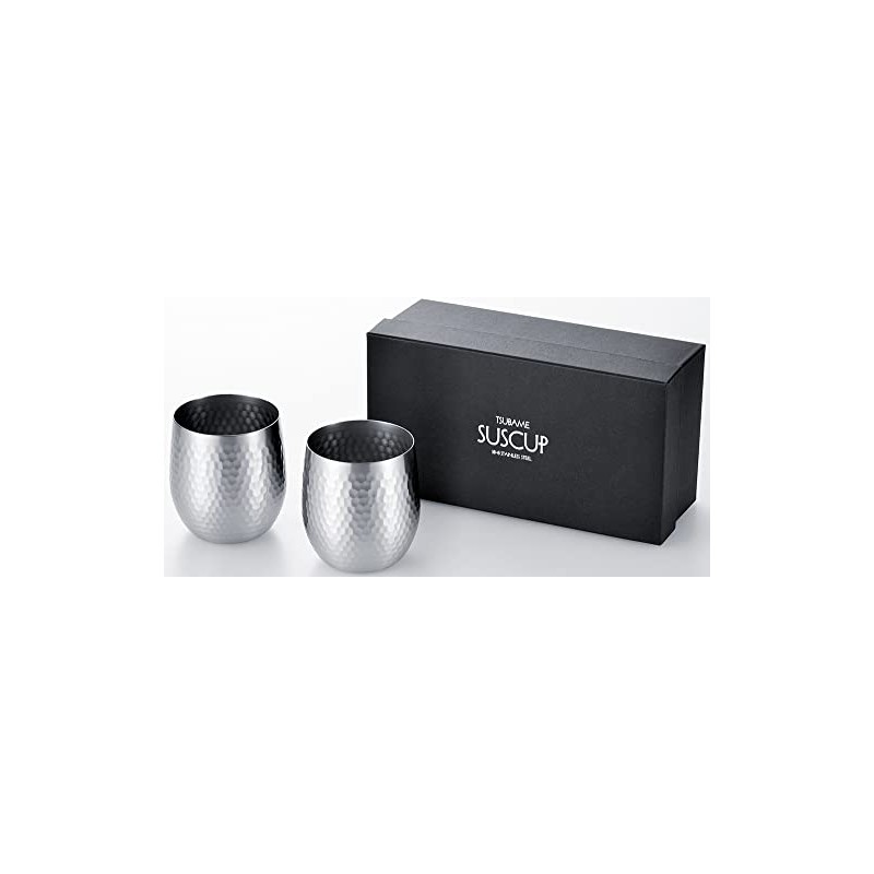 Asahi SUSCUP SCS-18T-2P Sass Hammered Locking Cup, 11.8 fl oz