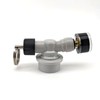 Bunging Valve with Pressure Gauge 0-2 Bar Bend Valve with
