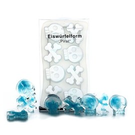 MIK funshopping Ice Cube Tray Pirate for Ice Cold Spooky Fun