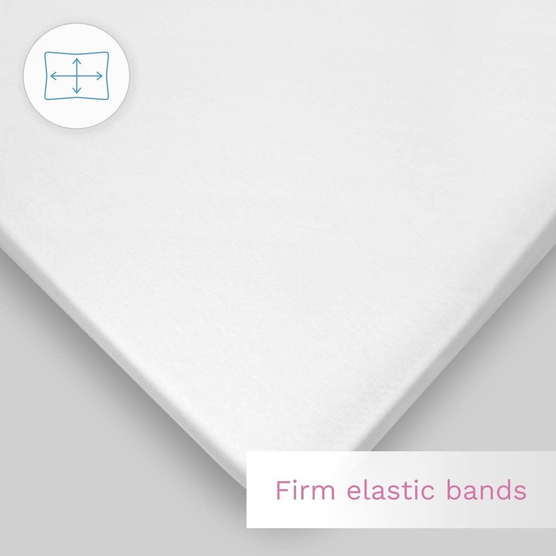 2X Jersey 100% Cotton Fitted Sheet for 90 x 50