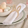 Tiardey 30 Pcs Easter Napkin Rings, Easter Bunny Napkin Holder,