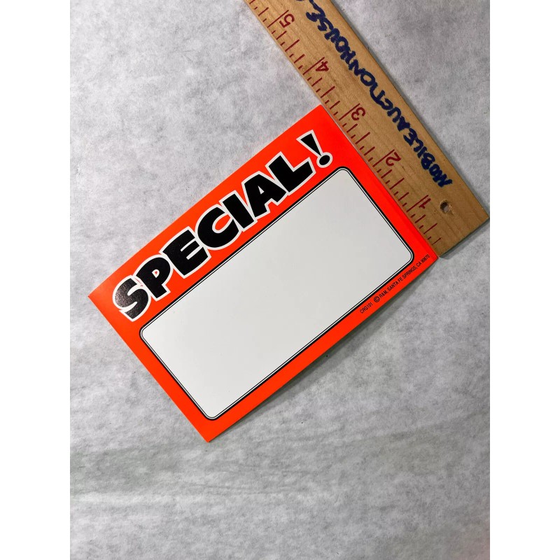 Unbranded Store special markdown orange retro cards pack of 20