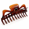 Parcelona French Large 5.5 Inches Celluloid Tortoise Shell Claw Jaw