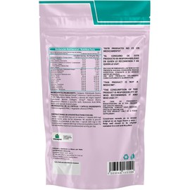 Wellthy Colageno Hidrolizado 220 Cápsulas con Ácido Hialurónico, Vitamina C, Magnesio Marino y Biotina. Bottle Free.