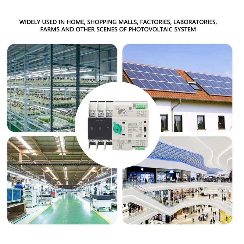 Automatic Transfer Switch for PV Solar and Generator 3P 110V