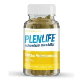 Gomitas Multivitamínico Adulto Plenlife 240g Dif. Sabor Sabor Piña