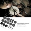 21Pcs Cymbal Replacement Accessories Felts Sleeves Wing Nuts Washers for