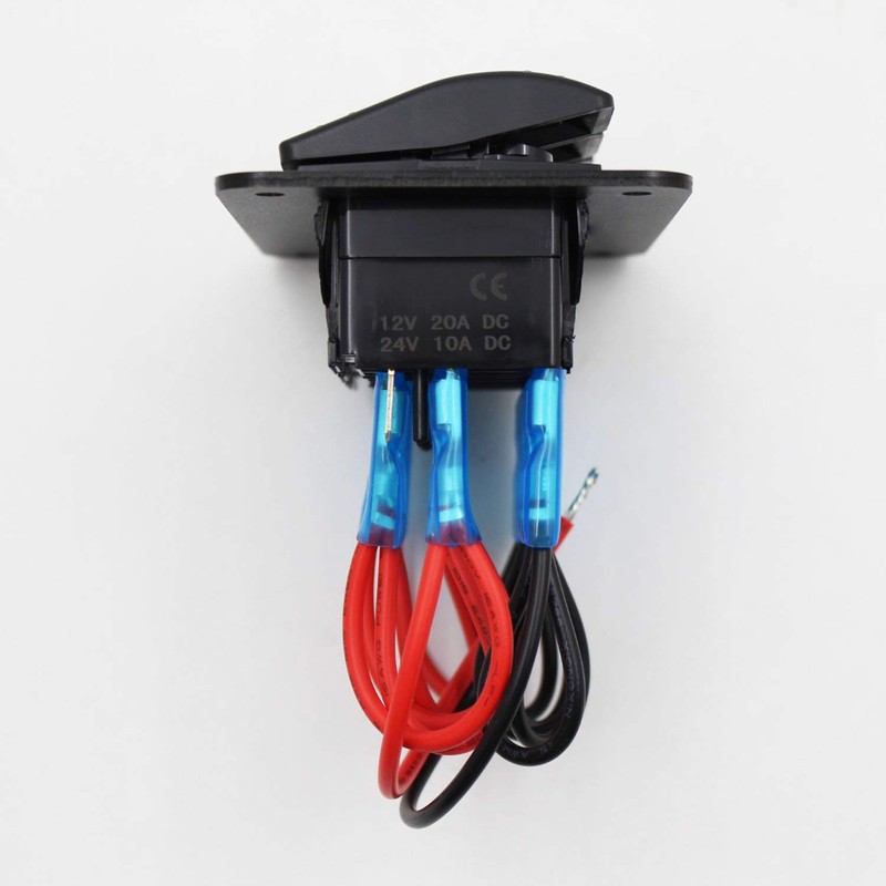 zmayastar SP-CYKG-01 3 Rows Waterproof Boat Switch Panel for Car,