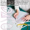 4-Piece Sewing Ruler Set – French Curve, Pattern Making, Tailoring