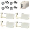 Dzxin Piercing Kits, 4 pcs Self Ear Piercing Gun, Disposable