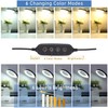 YOCTOSUN 10X Magnifying Glass Lamp with 6 Color Modes Stepless