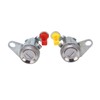 1 Pair Car Door Lock Cylinder with Keys 69052 12360