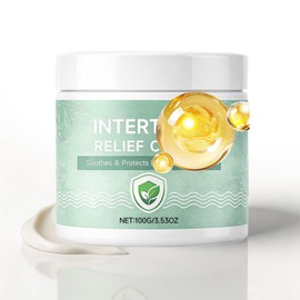Intertrigo Relief Cream, Skin Fold Barrier Cream for Moisture & Friction Protection, Anti-Chafing Sweat Rash Cream for Under Breast and Inner Thighs, Fast-Drying Soothing Body Formula, 100g / 3.53 oz