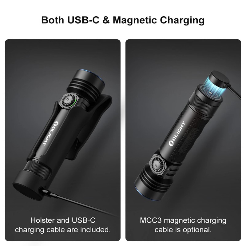 OLIGHT Seeker 4 Pro Rechargeable Flashlight Powerful 4600 Lumen W/