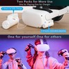 Saqico 2 Battery Pack for Oculus Quest 2, 5000mAh Head